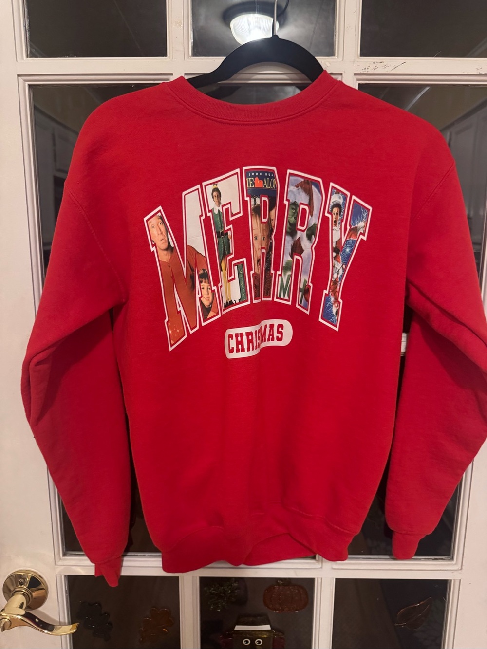 Home Alone Merry Christmas Red Crewneck Sweatshirt - Unbranded